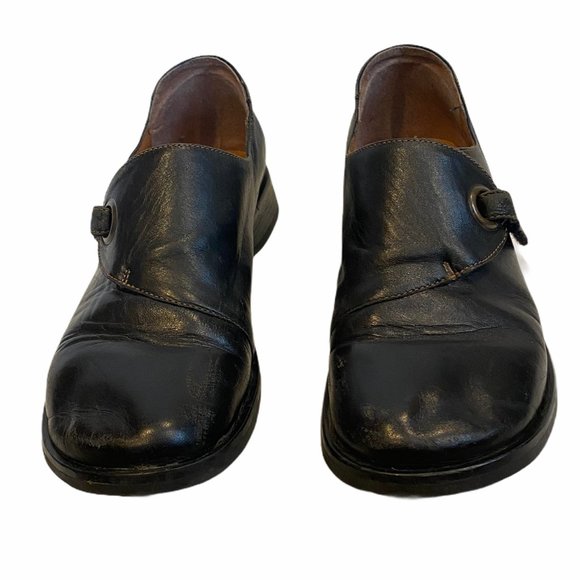 KARSTON Black Leather Loafer Slip On - Picture 3 of 8